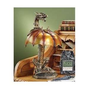  Xoticbrands 17 Dragon Sculptural Illuminated Table Lamp 