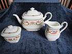Villeroy & Boch Ars Vivendi Teapot, Lidded Sugar bowl and Milk Jug 