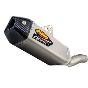  FMF Racing Apex Dual Slip Ons   Titanium Muffler   Carbon 