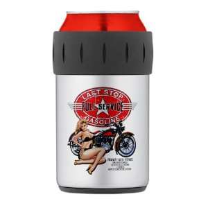  Thermos Can Cooler Koozie Last Stop Full Service Gasoline 