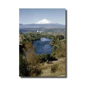  Slumbering Volcano Villarrica Chile Giclee Print