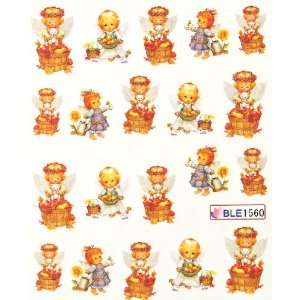 Miao Yun Hot selling lovely angel baby water transfer decals nail 