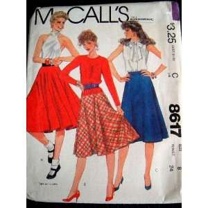 MISSES AND YOUNG JUNIOR/TEEN SKIRTS SIZE 8 WAIST 24 MCCALLS SEWING 