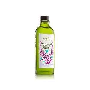   and Body Works Aromatherapy Vanilla Verbena Massage Oil Stress Relief