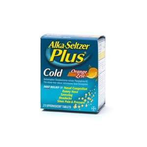 Alka Seltzer Plus Cold Medicine Orange Effervescent Tablets   20 Ea (3 