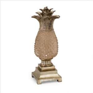 New CK Ananas Comosus Bottle 100% Polyresin Carved Detailed Beige and 