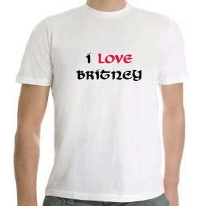  Britney I Love Britney Tshirt SIZE ADULT MEDIUM 