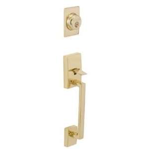 Schlage F60 CEN 505 FLA LH Century Front Entry Left Handed Flair Lever 