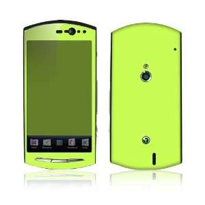  Sony Ericsson Xperia Neo Decal Skin Sticker   Simply Lime 