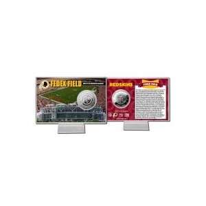  Washington Redskins FedEx Field Silver Coin Card Sports 