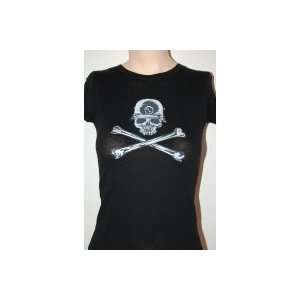 Metal Mulisha Crossbones Tshirt Black Size Medium  Sports 