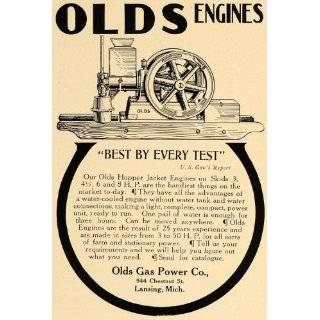 1907 Ad Olds Hopper Machine Jacket Engines Gas Power Lansing Michigan 