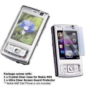  Polycarb Crystal Case (Nokia N95 Series) + Free Topcoat 