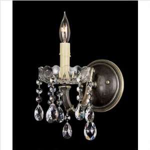  Nulco Lighting Wall Sconces 295 01 CB 01 STO Crackle Brass 
