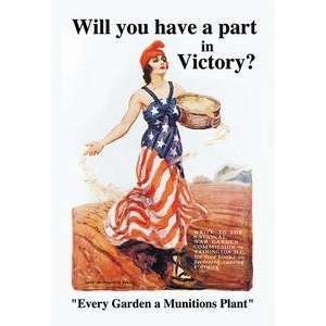   Vintage Art Will You Have a Part in Victory?   01000 2