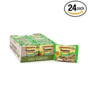 Maruchan Ramen, Chili, 3 Ounce Packages (Pack of 24)  