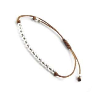  Bracelet silver Chorégraphie brown. Jewelry