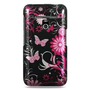 Pink butterfly design phone case that adds style to your LG Revolution