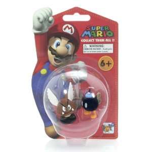  Para Goomba & Bob omb   Super Mario (~1.6 & ~1.25) Mini 