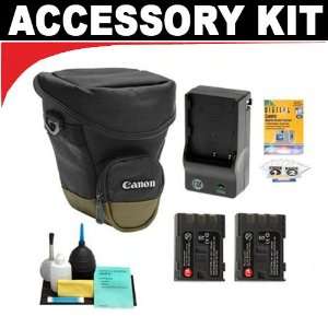  Canon Zoom Pack 1000 Holster Case + Two (2) NB 2LH 