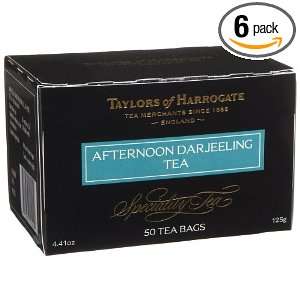 Taylors of Harrogate, Afternoon Darjeeling Tea, 50 Count Tea Bags 