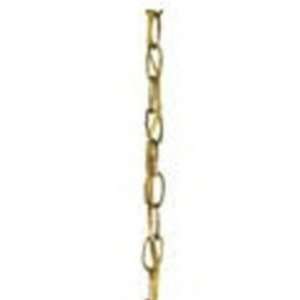   Currey and Company 0853 3 Chain in Gold Leaf 0853