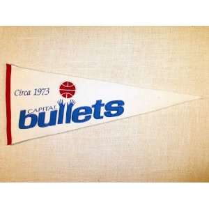  Capital Bullets NBA Harwood Traditions Basketball Pennant 