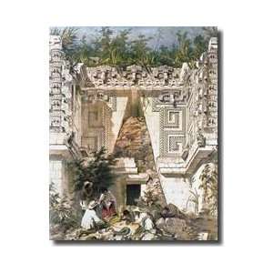  Palace Of The Governors Uxmal Yucatan Mexico 1844 Giclee 