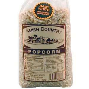 Baby White Amish Country Popcorn, 1 lb Bag  Grocery 