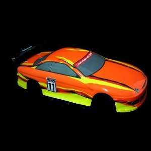    Redcat Racing 12306 .10 200mm Onroad Car Body Orange Toys & Games