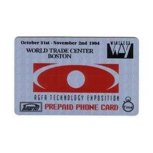   Card 11/94 Boston World Trade Center AGFA Technology Expo. Blank Back