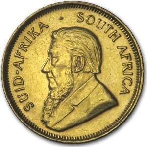  1/4 oz Gold South African Krugerrand (Abrasions 