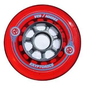  Kryptonics 100mm wheels [single]   100mm x 82a   Red 
