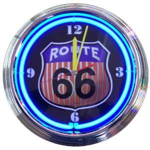  Route 66 Neon Clock