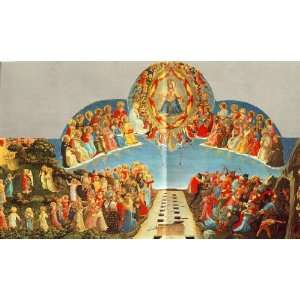    Last Judgement leftcenter view, By Angelico Frà 