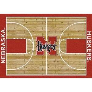  Nebraska Cornhuskers College Basketball 7X10 Rug From 