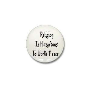  Anti Religion Atheist Mini Button by  Patio 