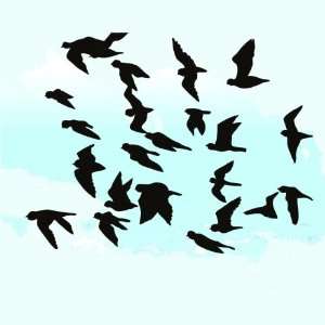  Removable Wall Decals  Birds in Flights