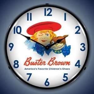  Buster Brown Shoes Lighted Wall Clock