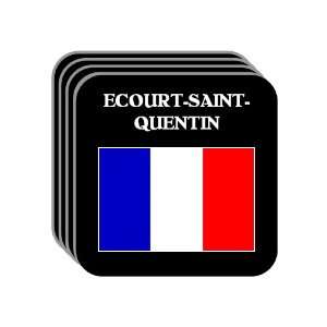  France   ECOURT SAINT QUENTIN Set of 4 Mini Mousepad 