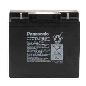  Panasonic LC X1220P Black Large 12V 20Ah VRLA Battery with 