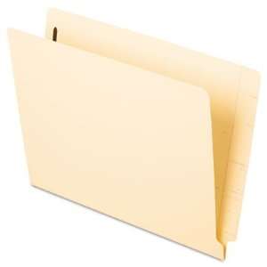  End Tab 11 pt. Manila File Folders, 1 Fastener, Letter 