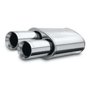 Magnaflow 14816 Street Series Polished Stainless Steel Oval Muffler 