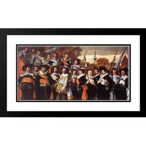 Hals, Frans 40x24 Framed and Double Matted Officers and Sergeants of 