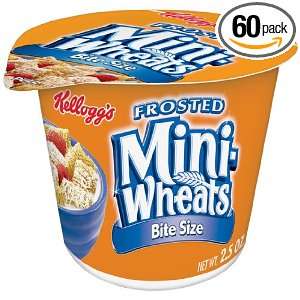 Kelloggs Frosted Mini Wheats Bite Size Cereal in a Cup, 2.50 Ounce 