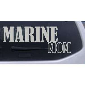 Silver 40in X 15.3in    Marine Mom Military Car Window Wall Laptop 