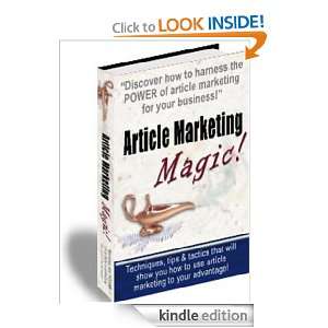 Article Marketing Magic Ted Johns  Kindle Store