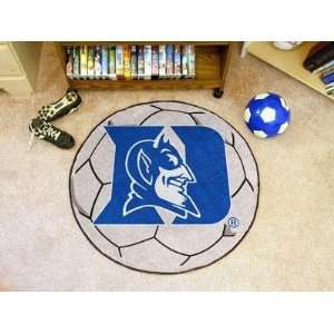  Duke Blue Devils Soccer Ball Shaped Area Rug Welcome/Bath 