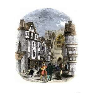   in London During the Reign of Mary I, Early 1500s Giclee Poster Print
