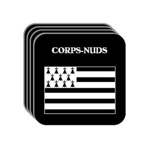  Bretagne (Brittany)   CORPS NUDS Set of 4 Mini Mousepad 
